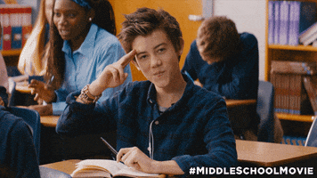 griffin gluck smile GIF by Middle School Movie