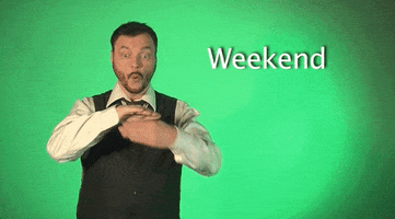 Sign Language Weekend GIF by Sign with Robert