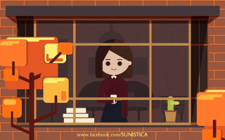 sunistica #autmn #rain #sunistica #september1 #mood #weather #leaves GIF