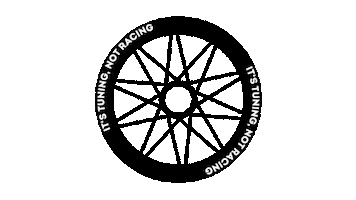 Car Tuning Sticker by it's tuning, not racing!