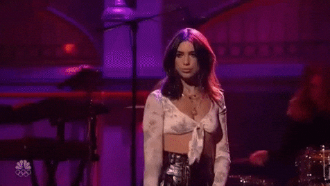 Dua Lipa Snl GIF by Saturday Night Live - Find & Share on GIPHY