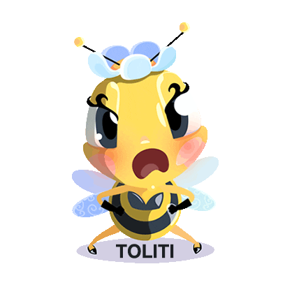 Sad Honey Bee Sticker by Toliti