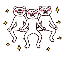 たかだべあ けたくま Sticker by takadabear