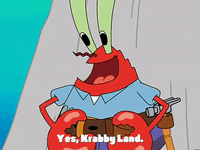 spongebob krabby land