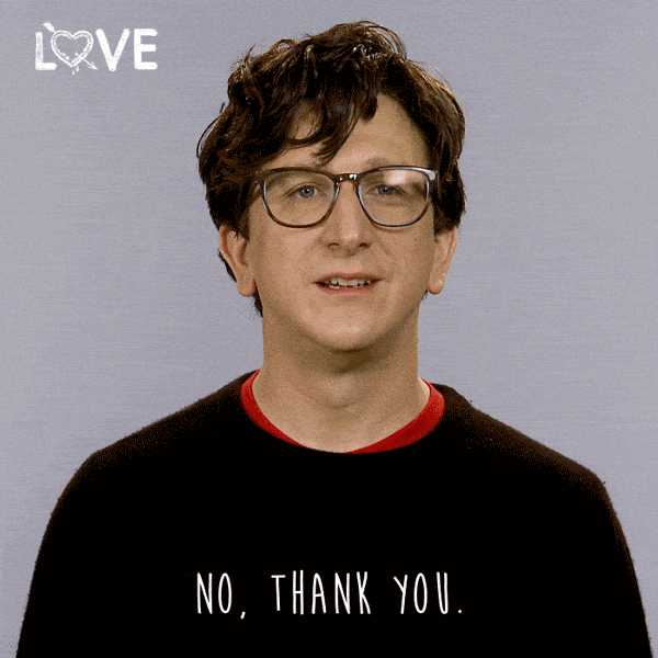 No Thank You Gus Cruikshank GIF by NETFLIX - Find & Share on GIPHY