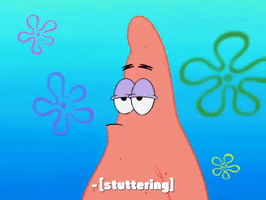 Stuttering Season 7 GIF by SpongeBob SquarePants
