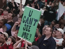 you cant see me john cena GIF by WWE