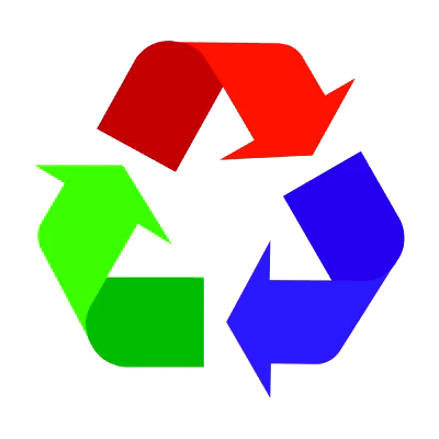 recyclingcom loop emoji recycling rotating GIF