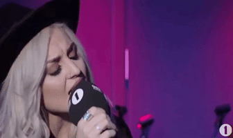 perrie edwards live lounge GIF by BBC Radio 1