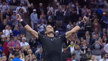 Happy Rafael Nadal GIF by US Open