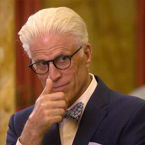 The Good Place Thumbs Up GIF by NBC