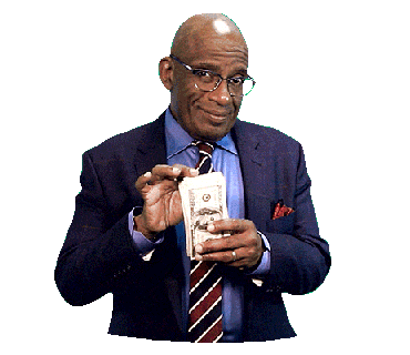 Money Sticker by Al Roker for iOS & Android | GIPHY