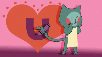 Kitty Love GIF by Tracey Elle 
