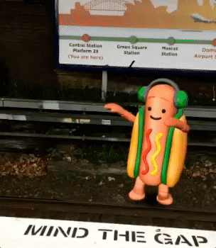 Hot Dog Dancing GIF by reactionseditor