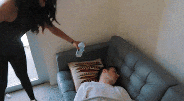 wake up water GIF by Much