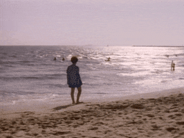 Beach Day GIF by reactionseditor