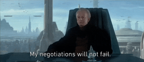 episode 2 my negotiations will not fail GIF by Star Wars