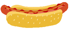 Hot Dog Norway Sticker By LittlefieldGIF