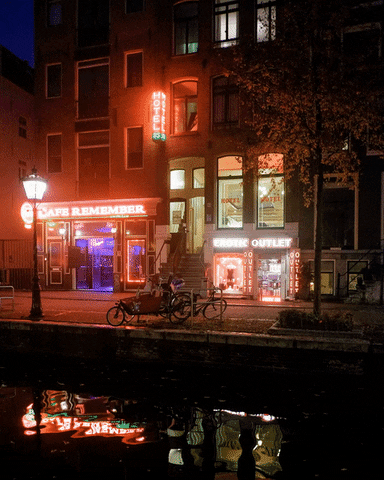 red lights amsterdam GIF by veduta