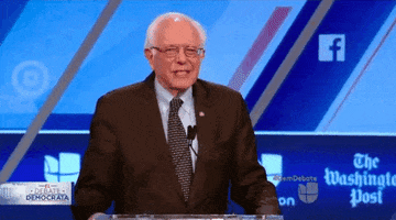 bernie sanders laughing GIF by Univision Noticias
