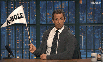 a hole flag GIF by Late Night with Seth Meyers