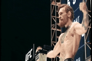 conormcgregor  crazy excited ufc screaming