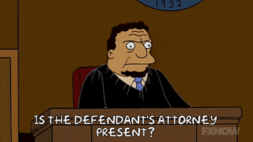 Episode 8 Judge Snyder GIF by The Simpsons