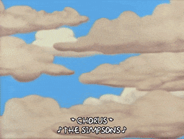 parting the simpsons GIF