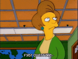Tired Season 3 GIF by The Simpsons