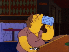 Drunk Season 3 GIF by The Simpsons