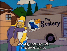 Season 3 Chair GIF by The Simpsons