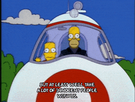 driving homer simpson GIF
