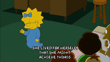 Proud Maggie Simpson GIF by The Simpsons