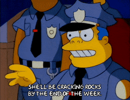 Season 3 Cop GIF by The Simpsons