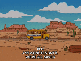 episode 19 bus in desert GIF