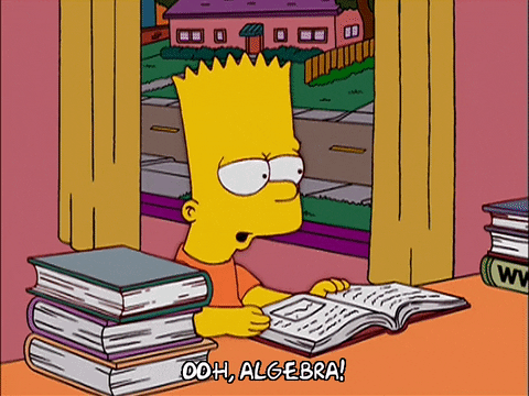 Bart Simpson Math GIF - Find & Share on GIPHY