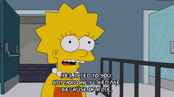 Lisa Simpson Lie GIF by The Simpsons