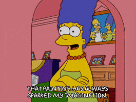 happy marge simpson GIF