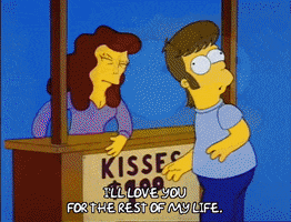 Kissing Season 3 GIF by The Simpsons