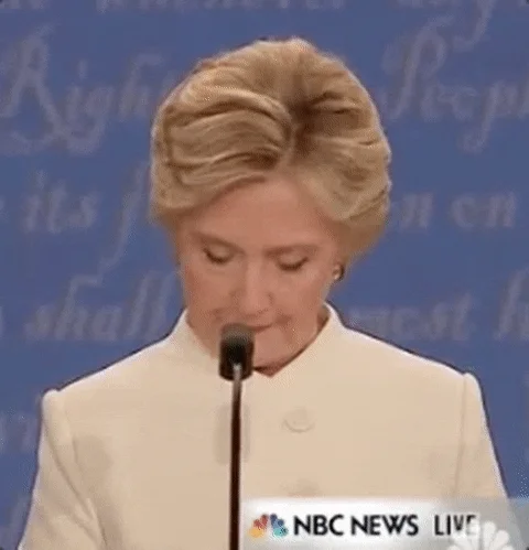 Angry Hillary Clinton GIF