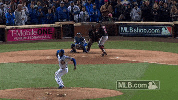 stare down chicago cubs GIF by MLB