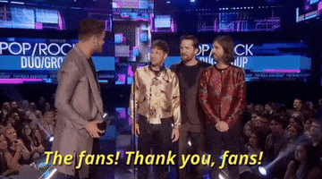american music awards 2017 thank you fans GIF by AMAs
