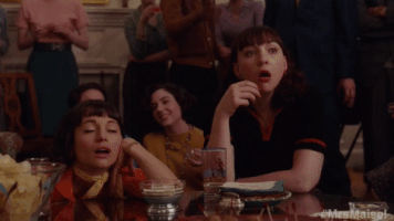 season 1 jaw drop GIF by The Marvelous Mrs. Maisel