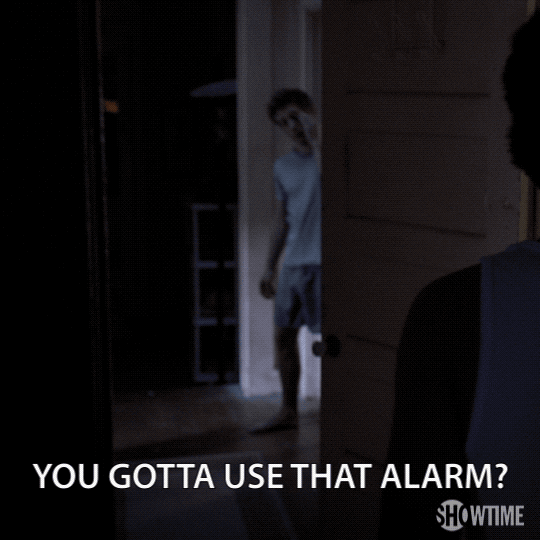 carl alarm GIF by Showtime