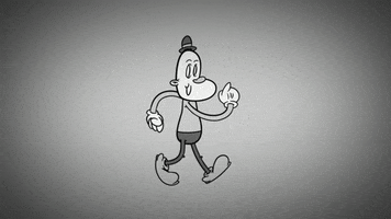 ciereszynski cartoon vintage walk cycle GIF