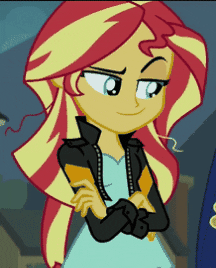 bnking deal with it my little pony equestria girls sunset shimmer GIF