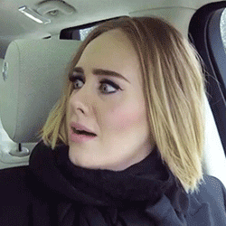 New trending GIF tagged shocked adele surprised james… | Trending Gifs