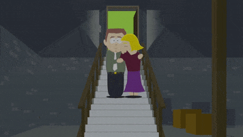 stairs crying GIF by South Park 