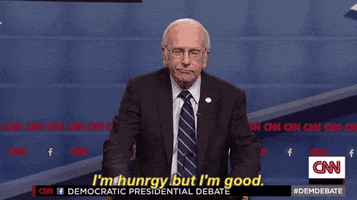 Im Hungry But Im Good Bernie Sanders GIF by Saturday Night Live