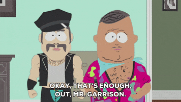 big gay al leaving GIF by South Park 